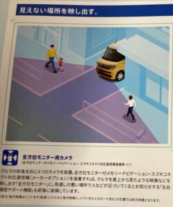スペーシアパンフ全方位モニターの画像