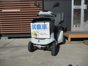 試乗車としてご用意しているセニアカーの画像